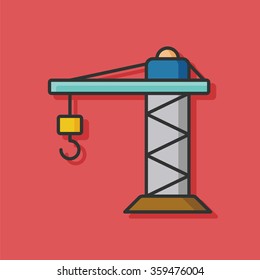 construction hanger vector icon