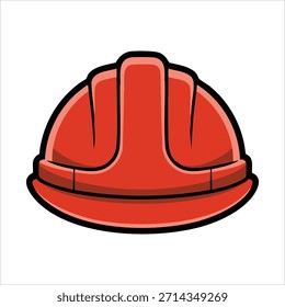 construção capacete de chapéu duro vetor arte isolado no fundo branco