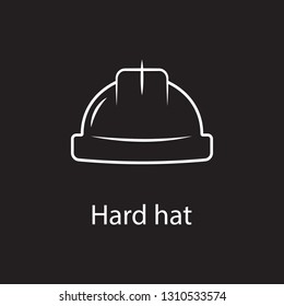 Construction Hard Hat icon. Simple element illustration. Construction Hard Hat symbol design from Construction collection set. Can be used in web and mobile