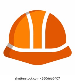 Construction hard hat icon vector on white background.