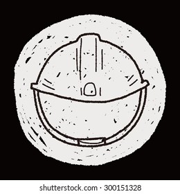 construction hat doodle