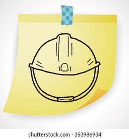 construction hat doodle