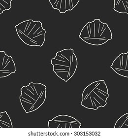 construction hat doodle seamless pattern background