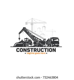 Construction Heavy Equipment and Buildings.