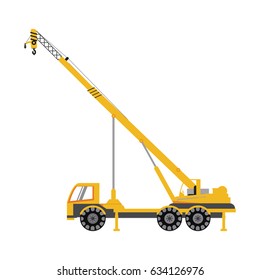 construction heavy machinery icon image