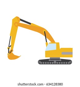 construction heavy machinery icon image