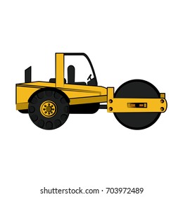 construction heavy machinery icon image 