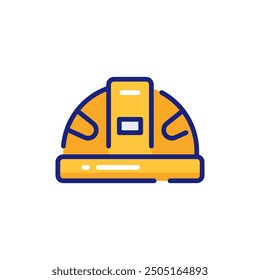 Construction Helmet for Architecture Project Vector Icon