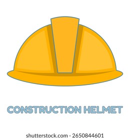 Construction Helmet. Engineering icon. Simple construction element. Creative Construction Helmet icon for web design, templates, infographics and more. flat design illustration on background