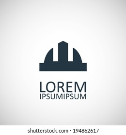 construction helmet icon