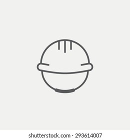 Construction helmet icon