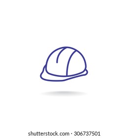 construction helmet icon