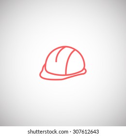 construction helmet icon