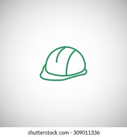 construction helmet icon