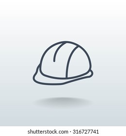 construction helmet icon