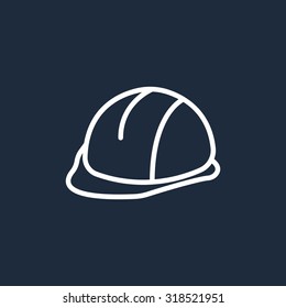 construction helmet icon