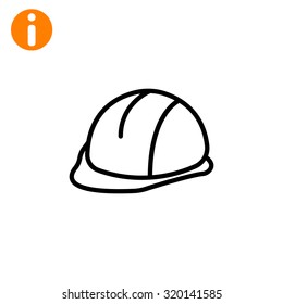 construction helmet icon