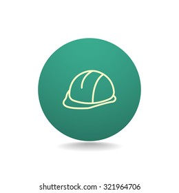 construction helmet icon