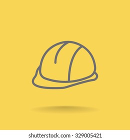 construction helmet icon