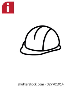 construction helmet icon