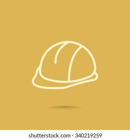 construction helmet icon