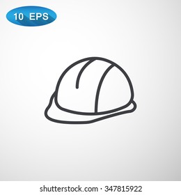 construction helmet icon