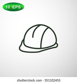 construction helmet icon