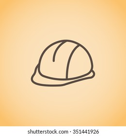 construction helmet icon
