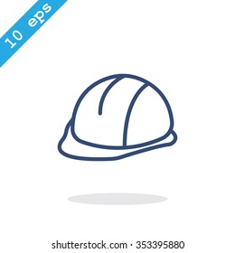 construction helmet icon