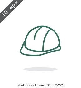 construction helmet icon