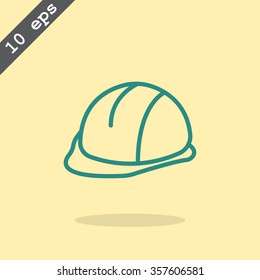 construction helmet icon