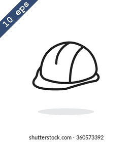 construction helmet icon