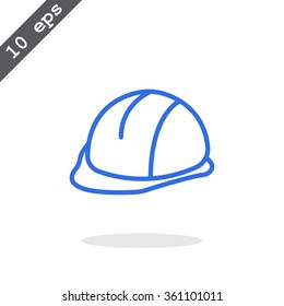 construction helmet icon