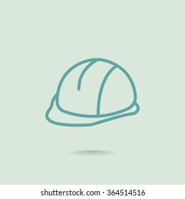 construction helmet icon