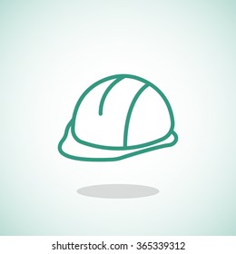 construction helmet icon
