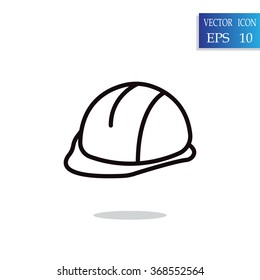 construction helmet icon