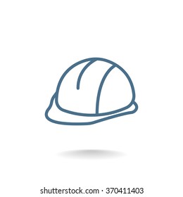 construction helmet icon