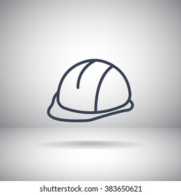 construction helmet icon