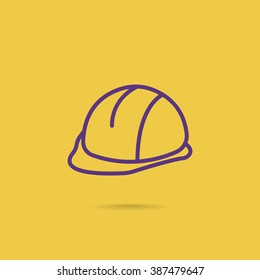 construction helmet icon