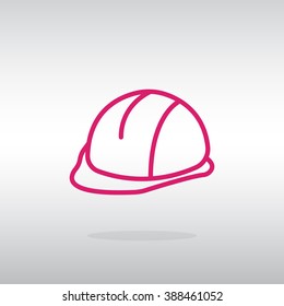 construction helmet icon