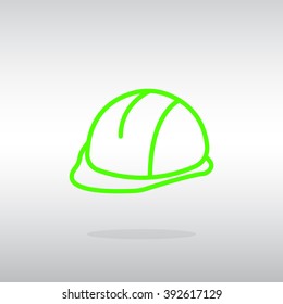 construction helmet icon