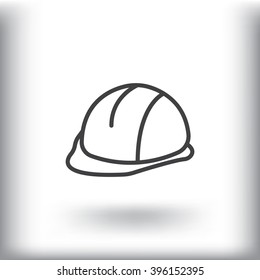 construction helmet icon