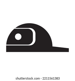 Construction helmet icon vector design template