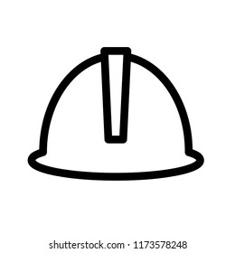 Construction helmet icon vector. EPS 10.