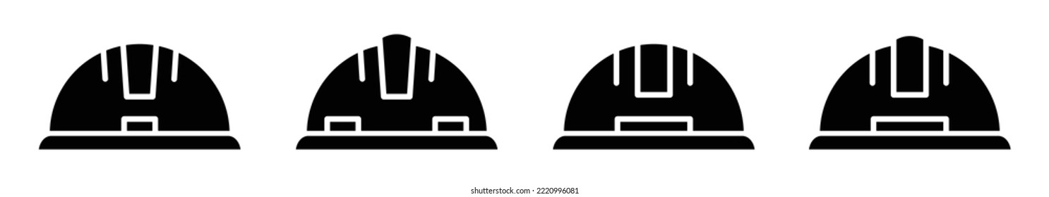 Construction Helmet Icon Vector Illustration