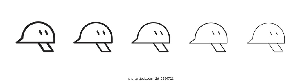 Construction helmet icon vector illustration isolated