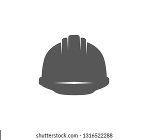 Construction helmet icon.  Vector Helmet plastic vector. 