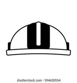 construction helmet isolated icon