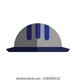construction helmet isolated icon