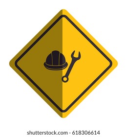 construction helmet isolated icon